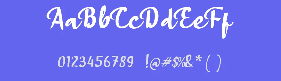 a Alam Raya by wepfont.com — Script Handwritten Font — thumbnail 3