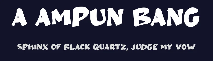 A Ampun Bang by wepfont.com — Decorative Font — thumbnail 2