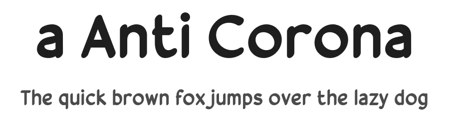 a Anti Corona