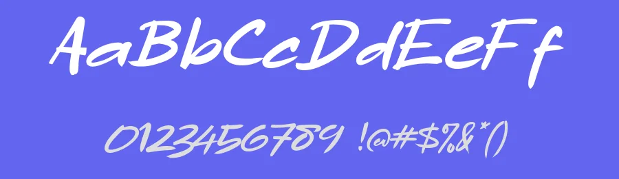 A Apa Bedone 11 12 by wepfont.com — Script Handwritten Font — thumbnail 3