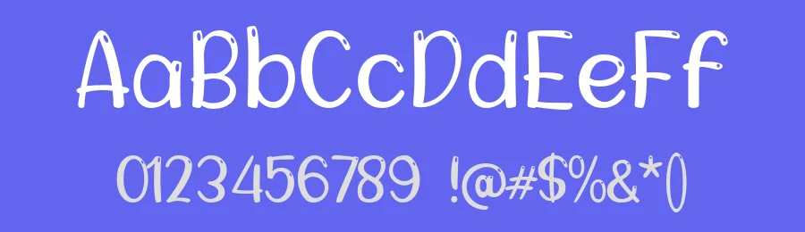 a Arbei Berry by wepfont.com — Decorative Font — thumbnail 3