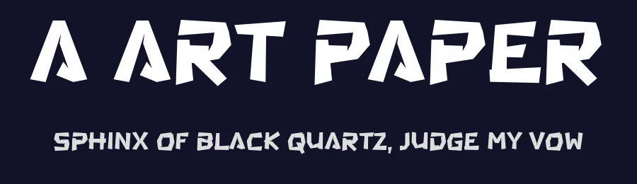 A Art Paper by wepfont.com — Decorative Font — thumbnail 2