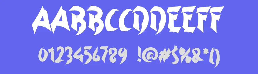 a Asian Ninja by wepfont.com — Decorative Font — thumbnail 3
