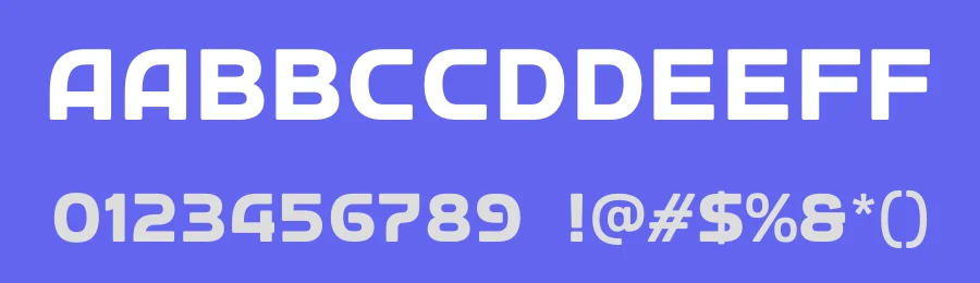 a Autobus Omnibus by wepfont.com — Display Font — thumbnail 3
