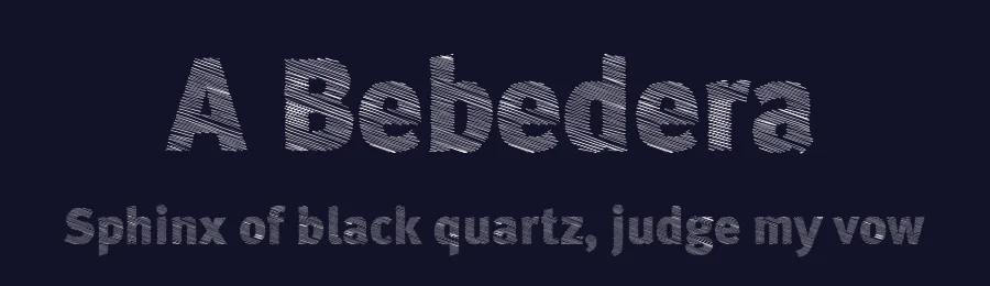A Bebedera by deFharo — Decorative Font — thumbnail 2