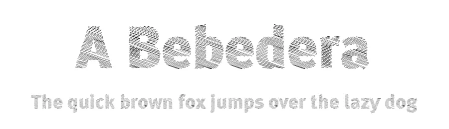 A Bebedera by deFharo — Decorative Font