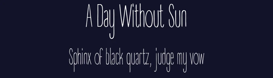 A Day Without Sun by Zetafonts — Script Handwritten Font — thumbnail 2