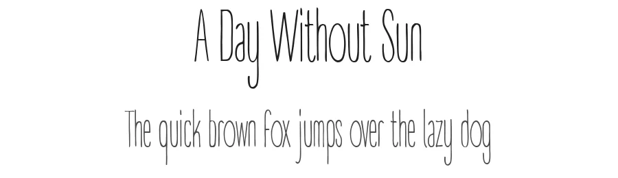 A Day Without Sun
