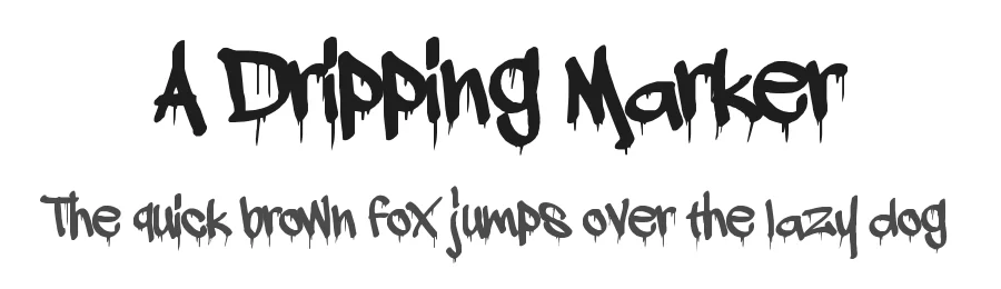 A Dripping Marker