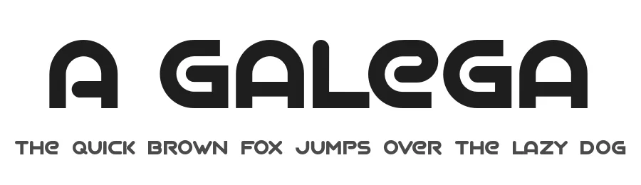 A Galega by Alberto Varela Ferreiro — Display Font