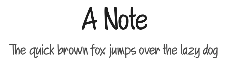 A Note