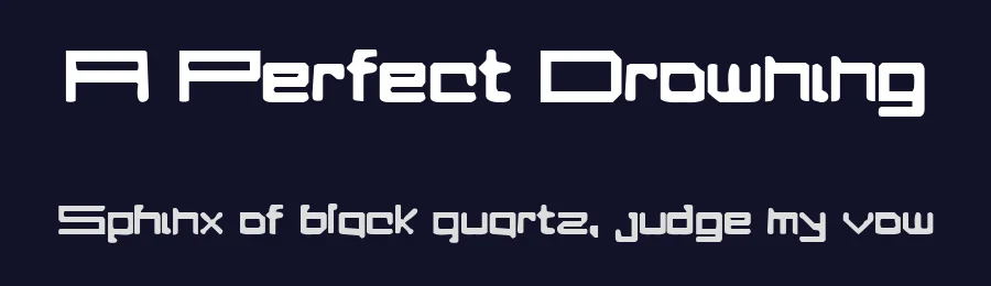 A Perfect Drowning by Mr.Fisk Fonts — Decorative Font — thumbnail 2