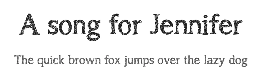 A song for Jennifer