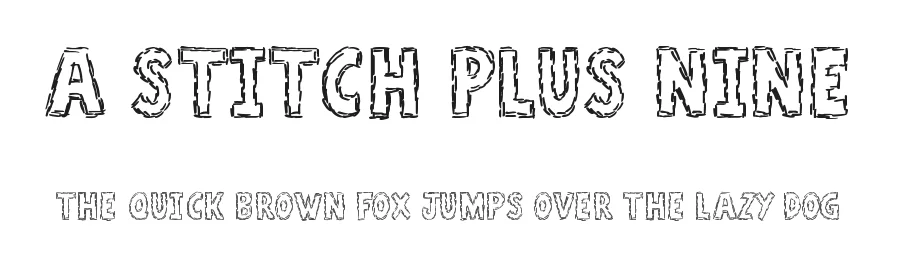 A Stitch Plus Nine