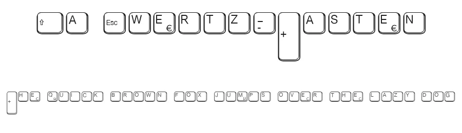 Aa Qwertz-Tasten