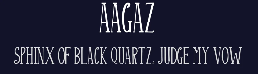 Aagaz by creativetacos — Decorative Font — thumbnail 2
