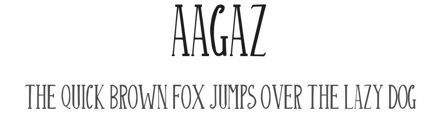 Aagaz by creativetacos β Decorative Font