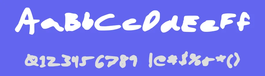 Aaron with a Marker by Aaron Parrish — Script Handwritten Font — thumbnail 3