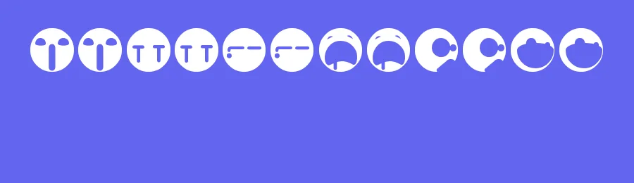 Aaronfaces — Dingbats Font — thumbnail 3