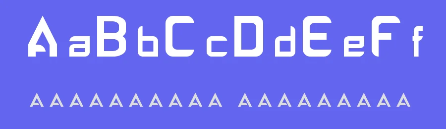 Abandon Alphabeta by Sakti Ardika — Display Font — thumbnail 3
