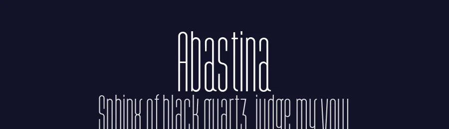 Abastina by Puff - — Sans Serif Font — thumbnail 2