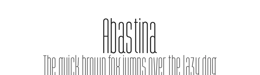 Abastina by Puff - β Sans Serif Font