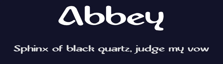 Abbey — Decorative Font — thumbnail 2