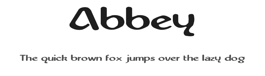 Abbey — Decorative Font