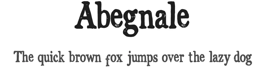 Abegnale by Just Font You — Decorative Font