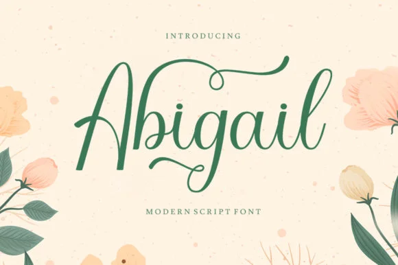 Abigail Font by Skinny type by Skinny type β Script Handwritten Font