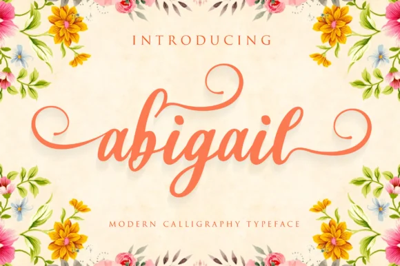 Abigail Script Font by fanastudio — Script Handwritten Font