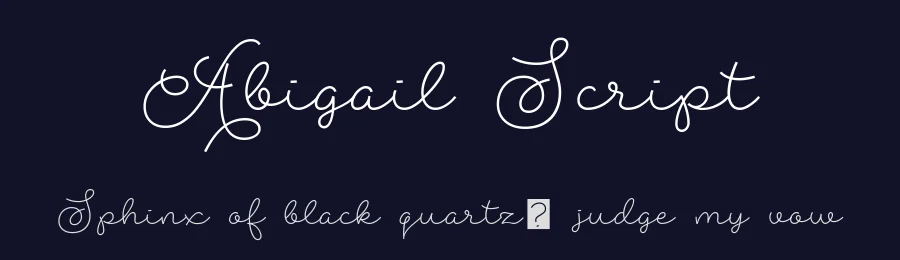 Abigail Script by Roland Huse Design — Script Handwritten Font — thumbnail 2