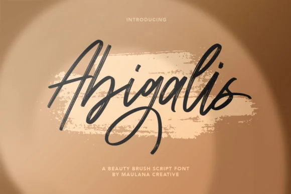 Abigalis Font by Maulana Creative — Script Handwritten Font