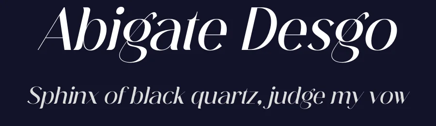 Abigate Desgo by Storytype Studio — Sans Serif Font — thumbnail 2