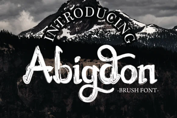 Abigdon Font by Rezastudio — Script Handwritten Font