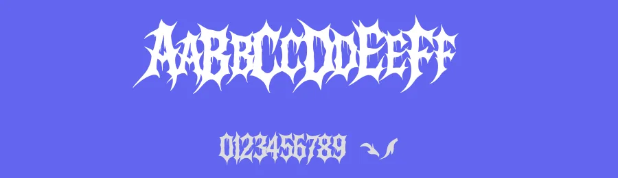 Abismo Sangriento by Muhammad Yafinuha — Blackletter Font — thumbnail 3