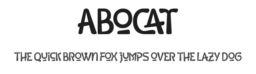 Abocat by Grontype — Decorative Font