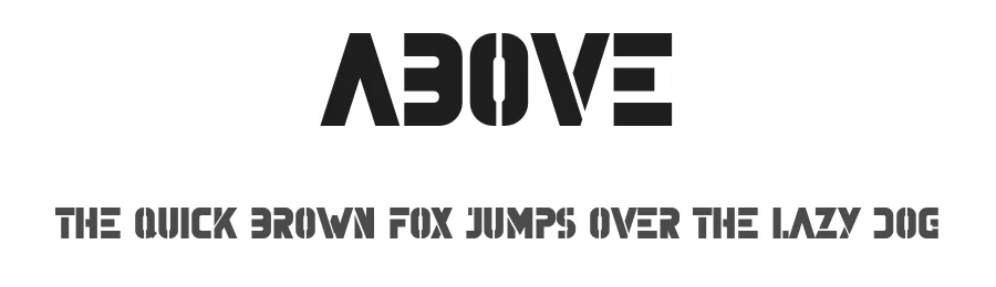 Above