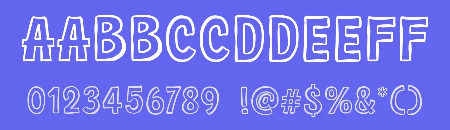 Abrakadaboom by Khurasan — Decorative Font — thumbnail 3