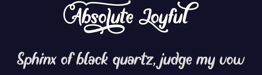 Absolute Joyful by PutraCetol Studio — Decorative Font — thumbnail 2