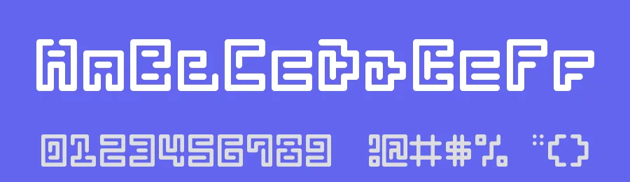 Abstract Labyrinth Rounded by Jaycobs — Display Font — thumbnail 3