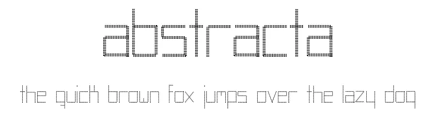 Abstracta by Manuel Ramos β Display Font