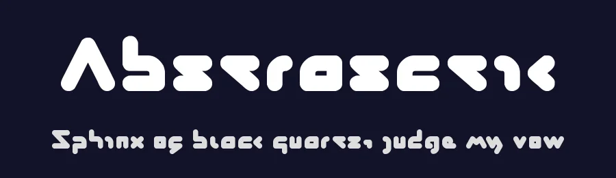 Abstrasctik by weknow — Display Font — thumbnail 2