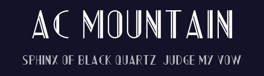 AC Mountain by Adrian Candela — Decorative Font — thumbnail 2