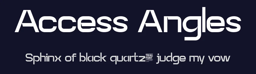 Access Angles by 177Studio — Sans Serif Font — thumbnail 2
