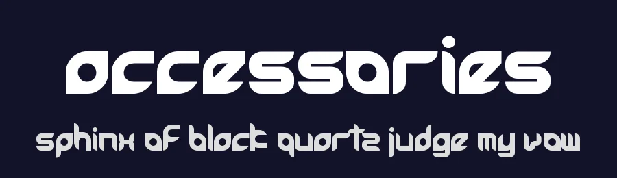 Accessories by Fonts Bomb — Decorative Font — thumbnail 2