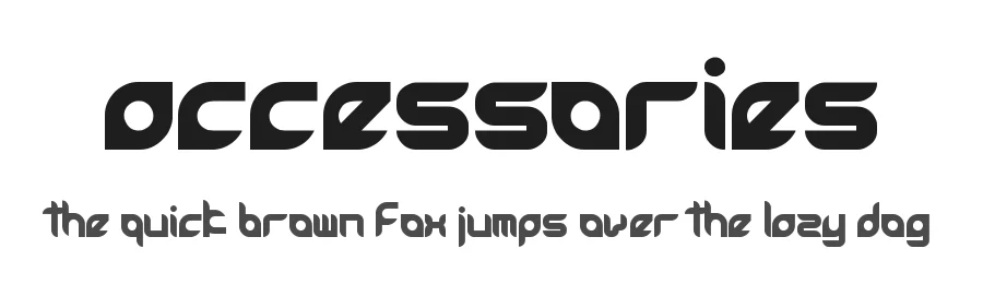 Accessories by Fonts Bomb — Decorative Font