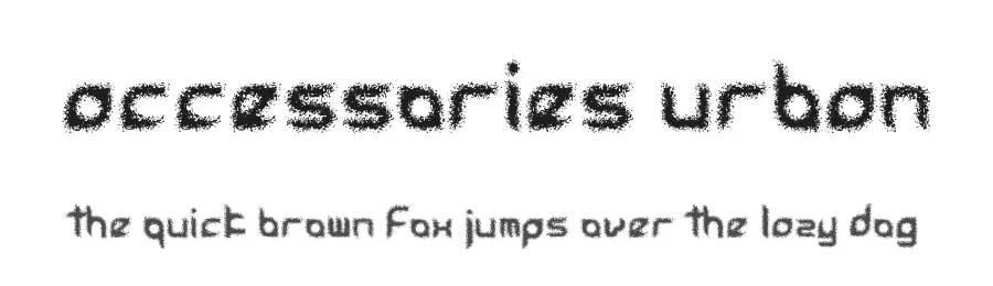 Accessories Urban by Fonts Bomb — Decorative Font