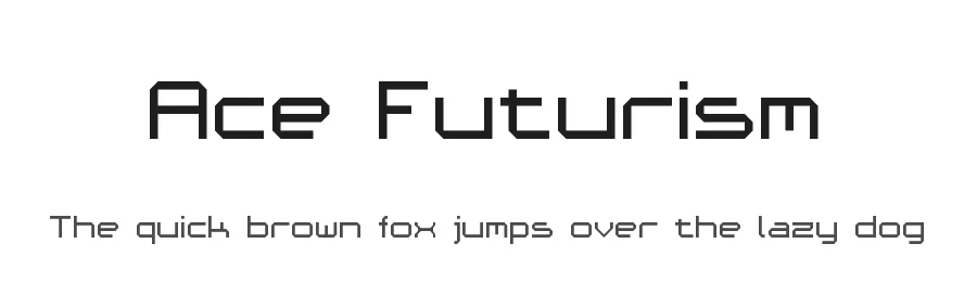 Ace Futurism by Chequered Ink — Display Font