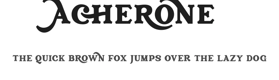 Acherone by Runsell Studio — Decorative Font
